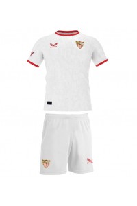 Sevilla Babyklær Hjemme Fotballdrakt til barn 2024-25 Korte ermer (+ Korte bukser)